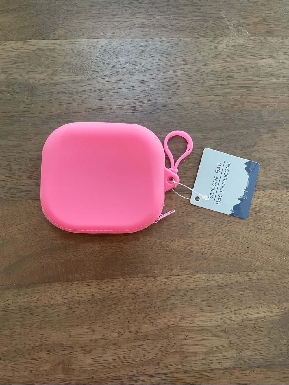 Pink silicone case with clip (3 available), fits bpure viral sanitizer